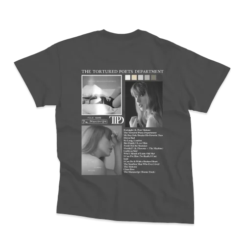 Remera Taylor Swift - TTPD Tracklist - Imagen 4