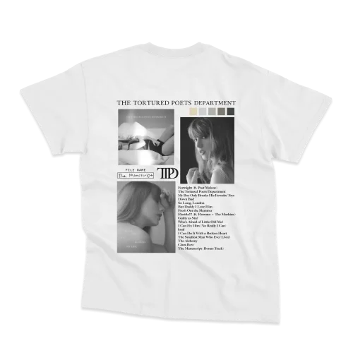 Remera Taylor Swift - TTPD Tracklist - Imagen 3