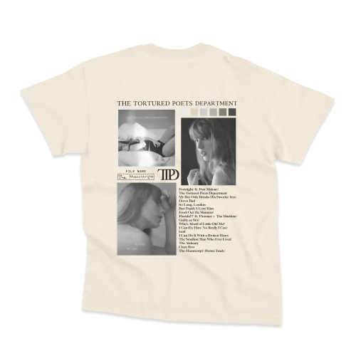 Remera Taylor Swift - TTPD Tracklist - Imagen 2