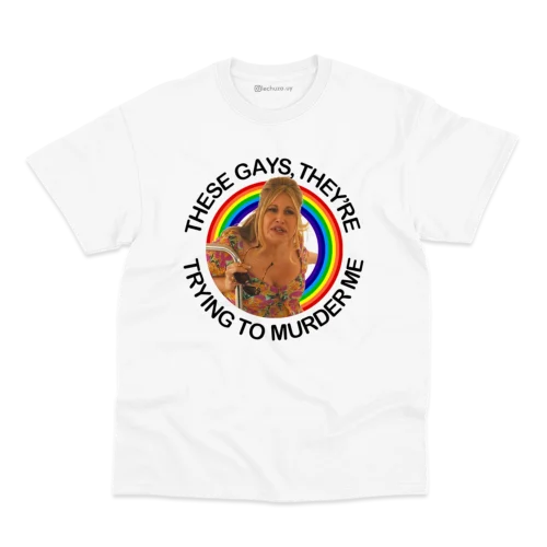 Remera White Lotus - These gays, they're trying to kill me - Imagen 3