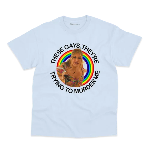 Remera White Lotus - These gays, they're trying to kill me - Imagen 4
