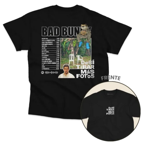 Remera Bad Bunny DTmF Tracklist