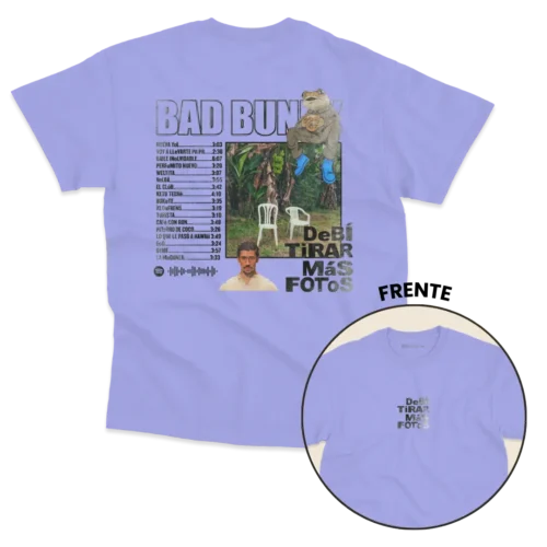 Remera Bad Bunny DTmF Tracklist - Imagen 8
