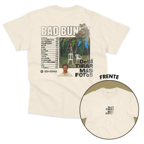 Remera Bad Bunny DTmF Tracklist - Imagen 2