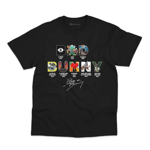 Remera Bad Bunny Discografía - Imagen 2