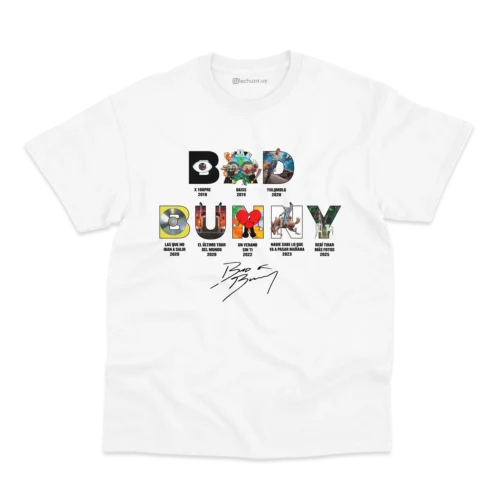 Remera Bad Bunny Discografía - Imagen 3