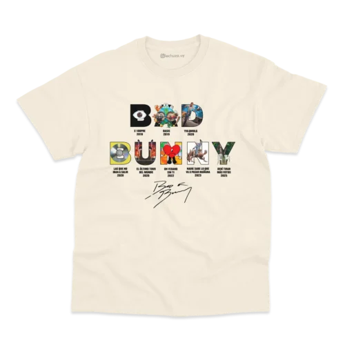 Remera Bad Bunny Discografía