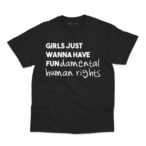 Remera 8M - Girls Just Wanna Have Fundamental Rights - Imagen 3
