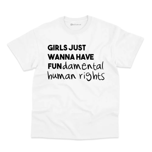 Remera 8M - Girls Just Wanna Have Fundamental Rights - Imagen 4