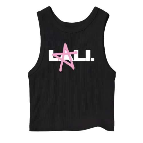 Musculosa crop top Lali Logo Estrella