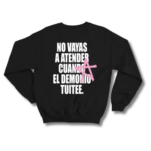 Buzo Lali No vayas a atender cuando el demonio tuitee - Imagen 3