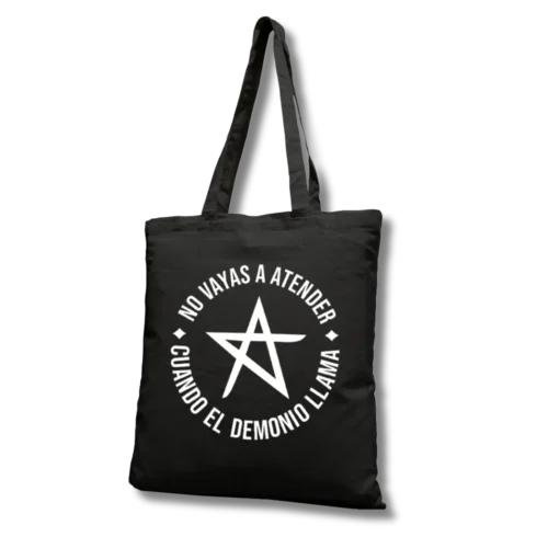 Tote Bag Lali No vayas a atender cuando el demonio llama #2