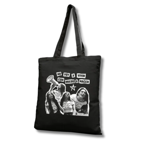 Tote Bag Lali No voy a vivir con miedo a nacer