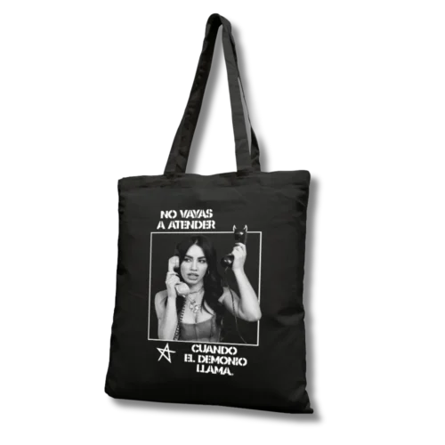 Tote Bag Lali No vayas a atender cuando el demonio llama #4