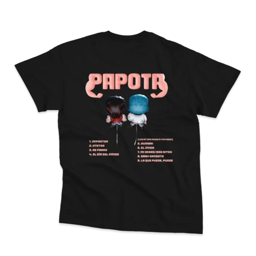 Remera Ca7riel y Paco Amoroso Papota / Papota Tour - Imagen 3