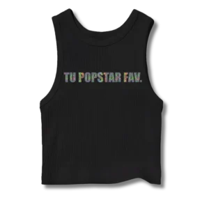 Musculosa crop Lali Tu popstar fav