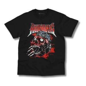 Remera Airbag Calavera Roja