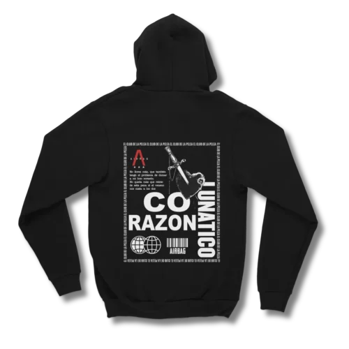 Canguro / Hoodie Airbag - Corazón lunático - El club de la pelea