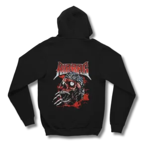 Canguro / Hoodie Airbag Calavera Roja