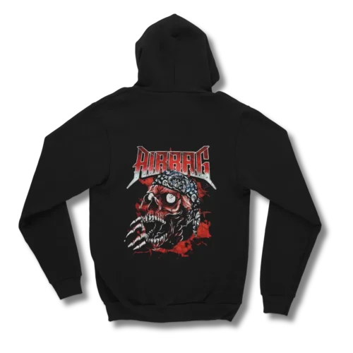 Canguro / Hoodie Airbag Calavera Roja