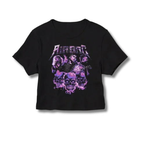 Baby Tee Airbag Bootleg violeta