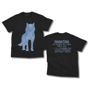 Remera Shakira Loba Isabel + fecha Montevideo