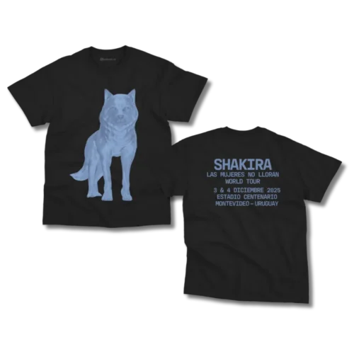Remera Shakira Loba Isabel + fecha Montevideo