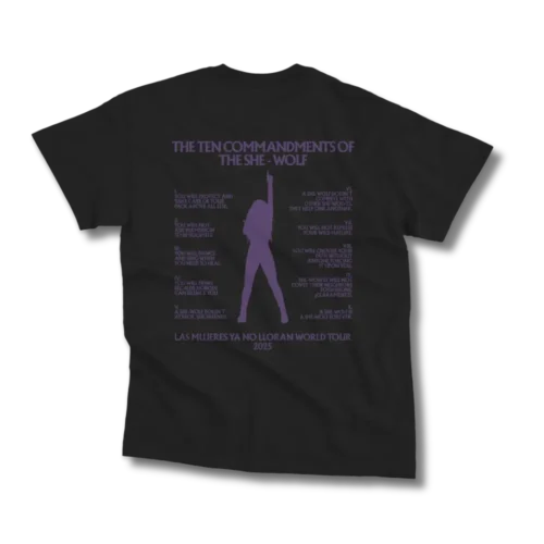 Remera Shakira - 10 mandamientos de la loba - Imagen 4