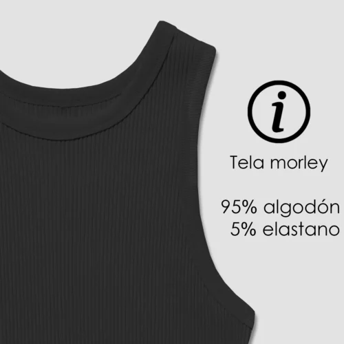 Musculosa crop Shakira Loba Isabel - Imagen 2