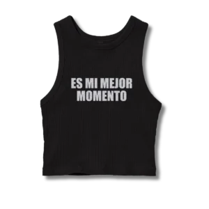 Musculosa crop Lali Es mi mejor momento